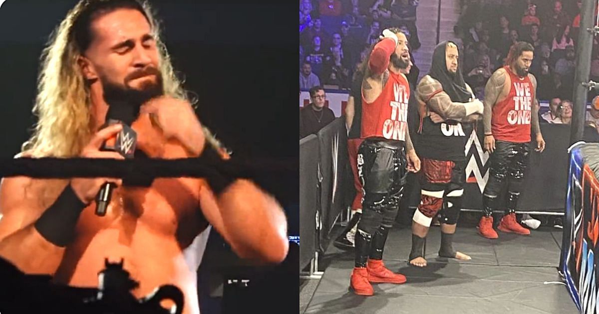Seth Rollins and The Bloodline wrestled at the WWE live event.