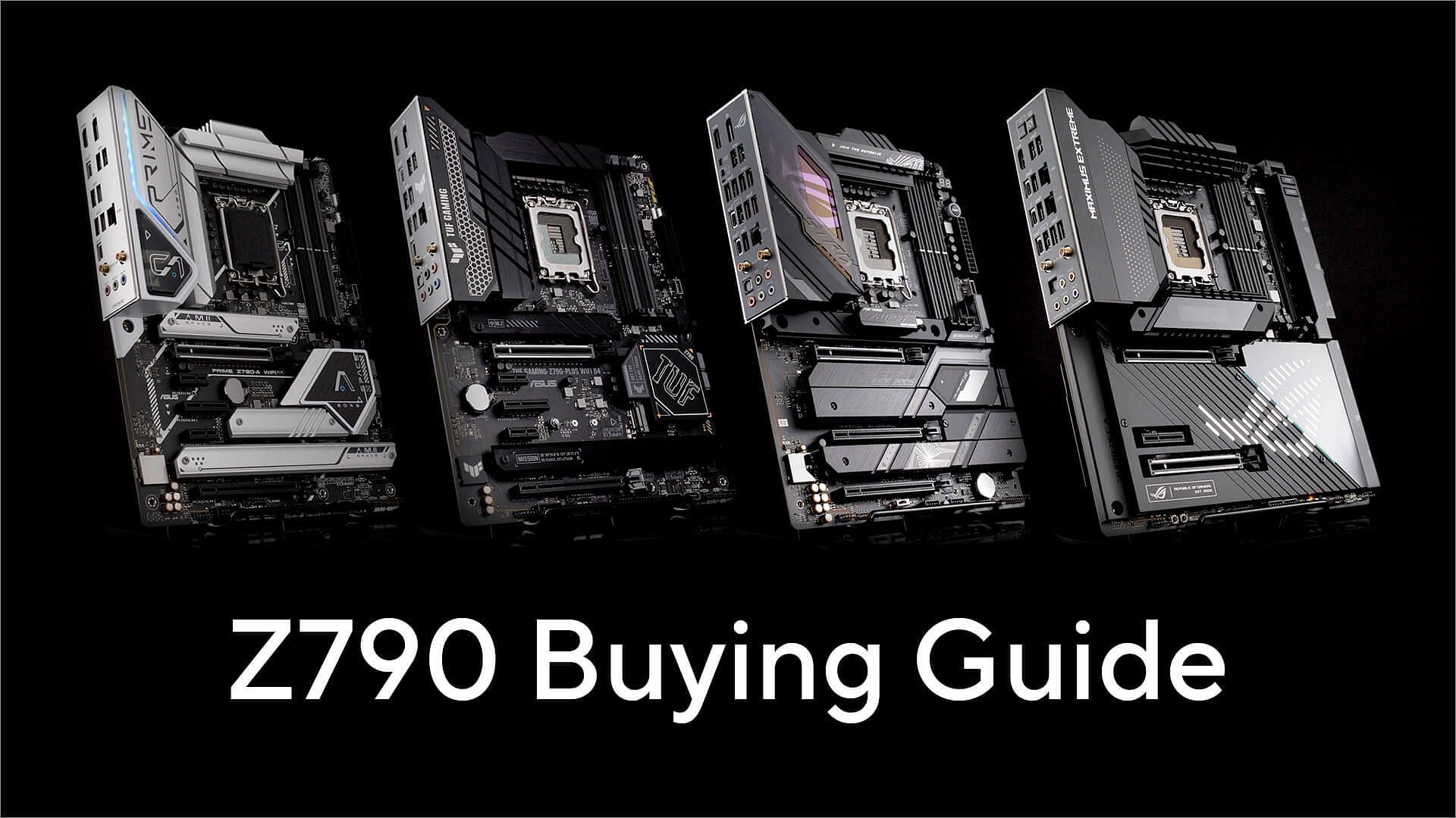 Newly launched ASUS Z790 motherboards (Image via ASUS)