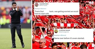 “Game over before it’s even started” – Arsenal fans thrilled with one player being named in playing XI against West Ham