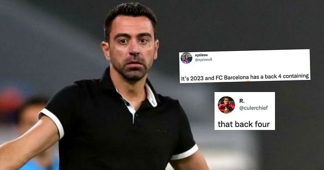 "Who invited him?", "Not watching" - Barcelona fans furious with Xavi for selecting defender against Espanyol