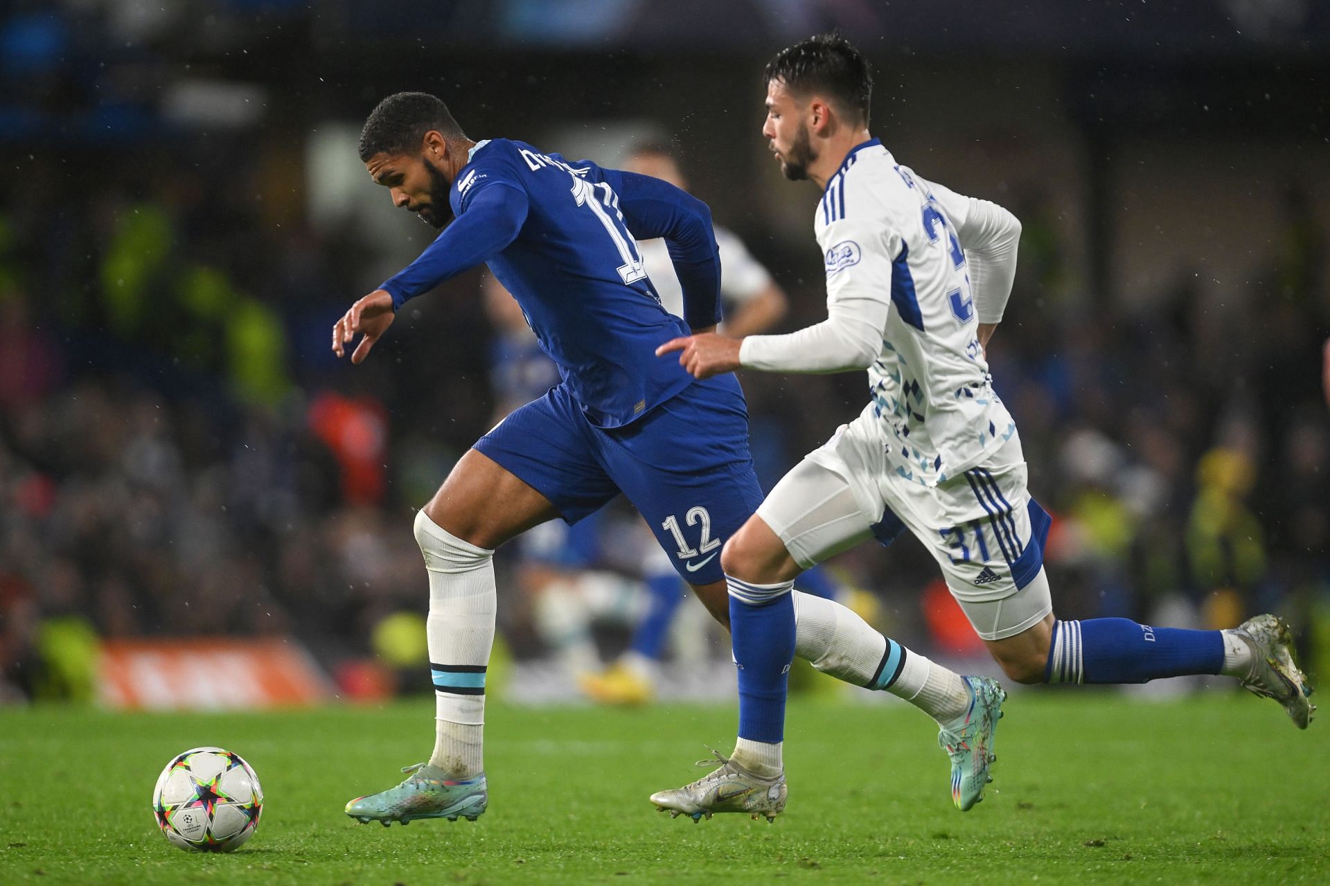 Ruben Loftus-Cheek (left) has been linked with an exit from Stamford Bridge.