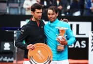 Novak Djokovic(L) and Rafael Nadal(R)