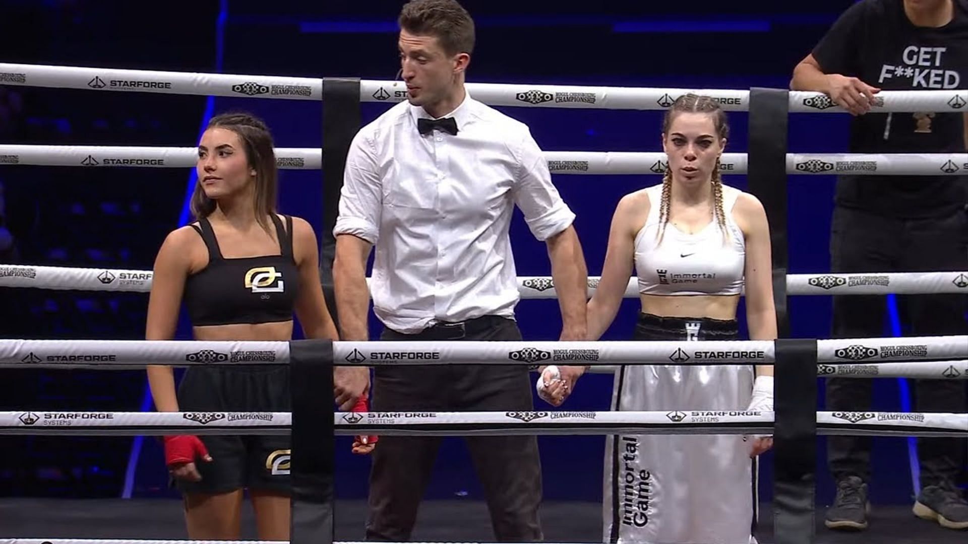 Andrea Botez gets her loss overturned against Dina Belenyaka at the Mogul  Chessboxing Championship