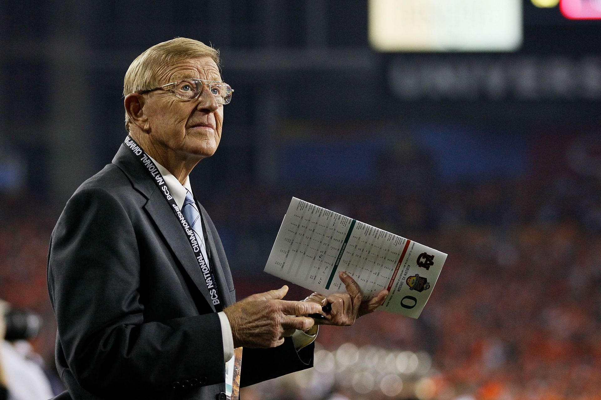 New York Jets HC Lou Holtz