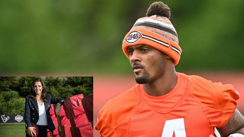 Wife of Texans owner appears to turn her back to Deshaun Watson