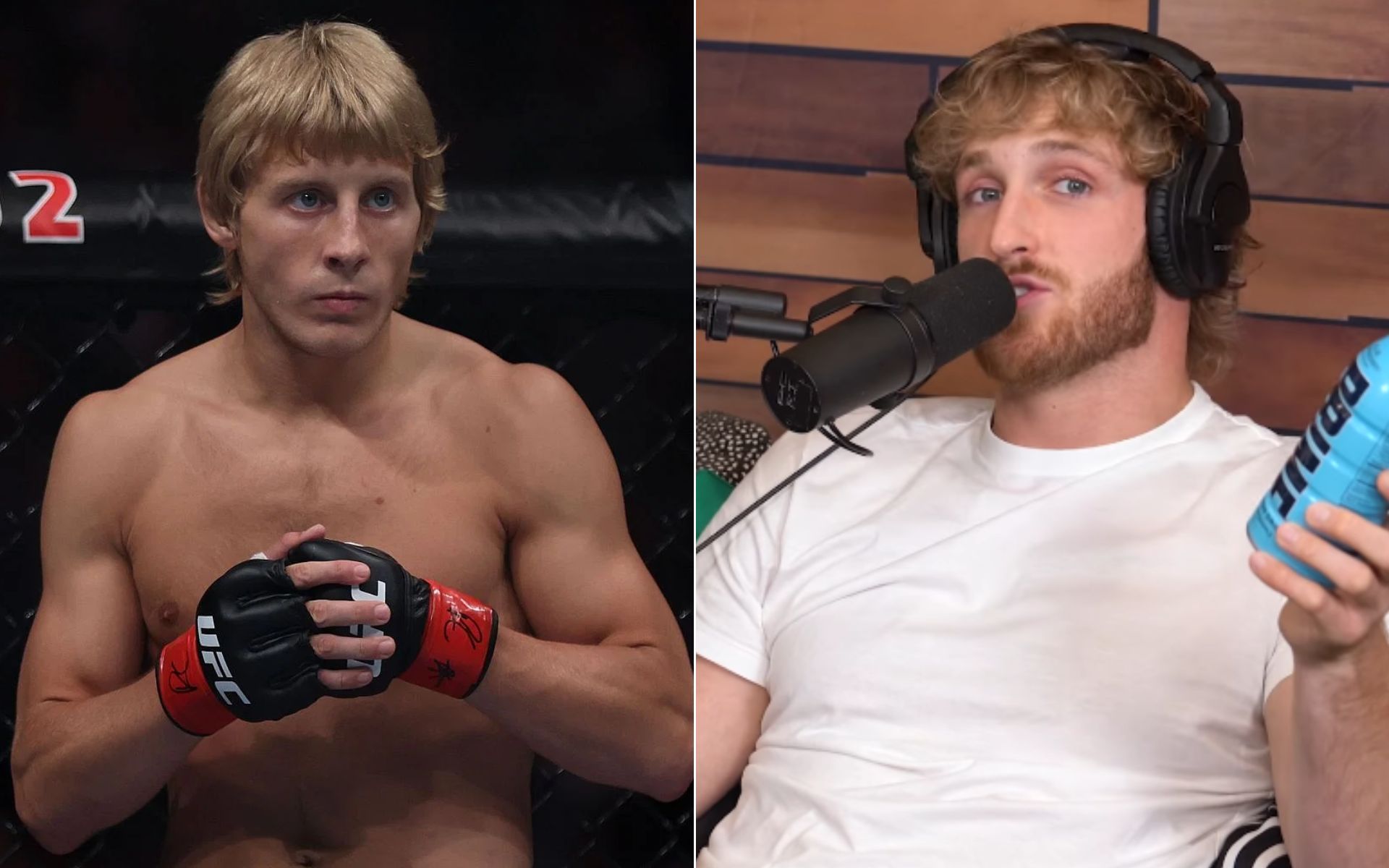 (L) Paddy Pimblett, and Logan Paul (R) (Photo credit: IMPULSIVE - YouTube)