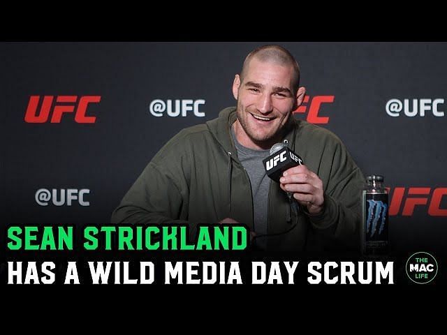 Sean Strickland: Chael Sonnen Busts Sean Strickland's "crazy" Gimmick ...