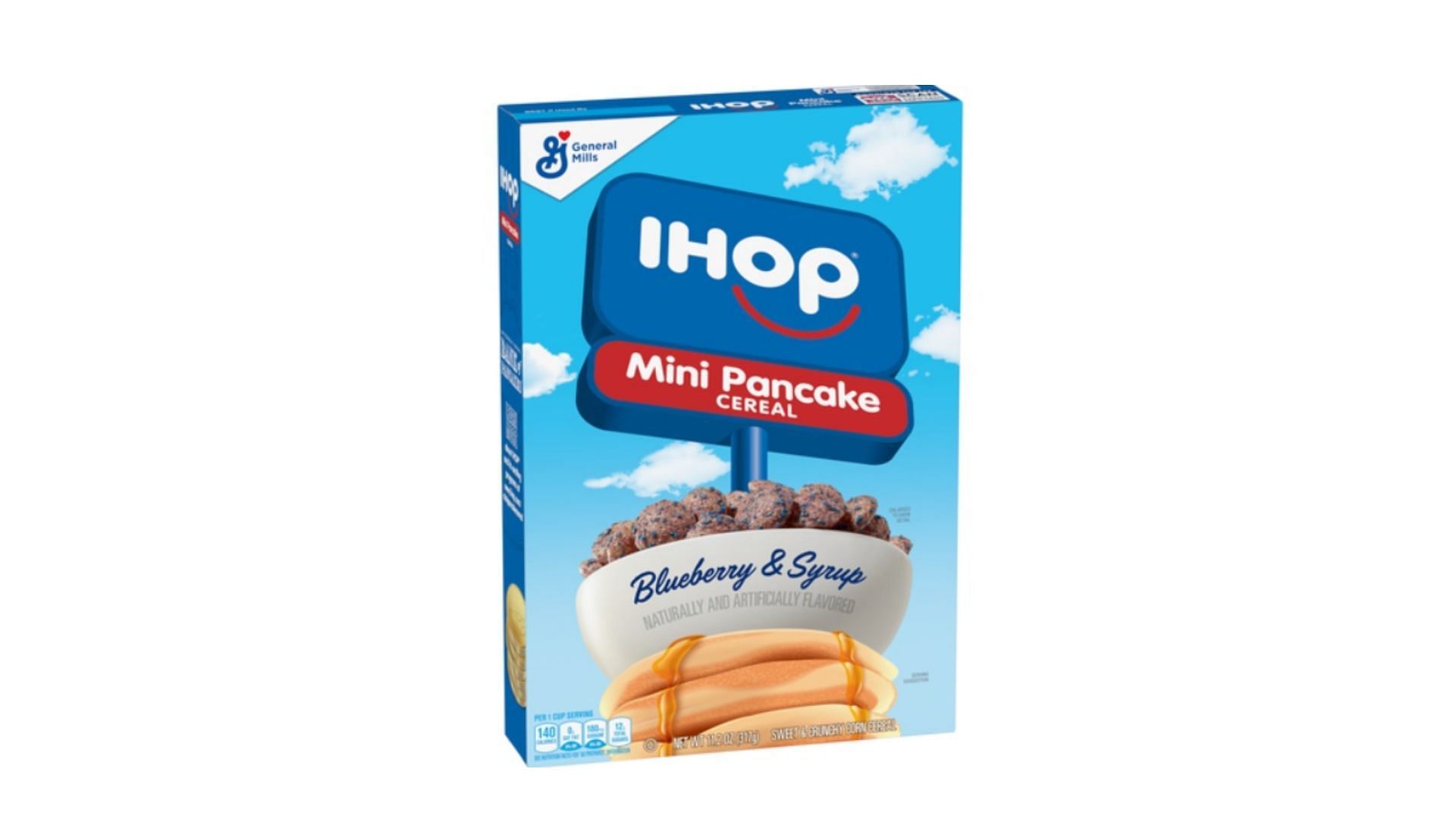 IHOP&rsquo;s Mini Pancake Cereal, Blueberry &amp; Syrup flavor (Image via IHOP)