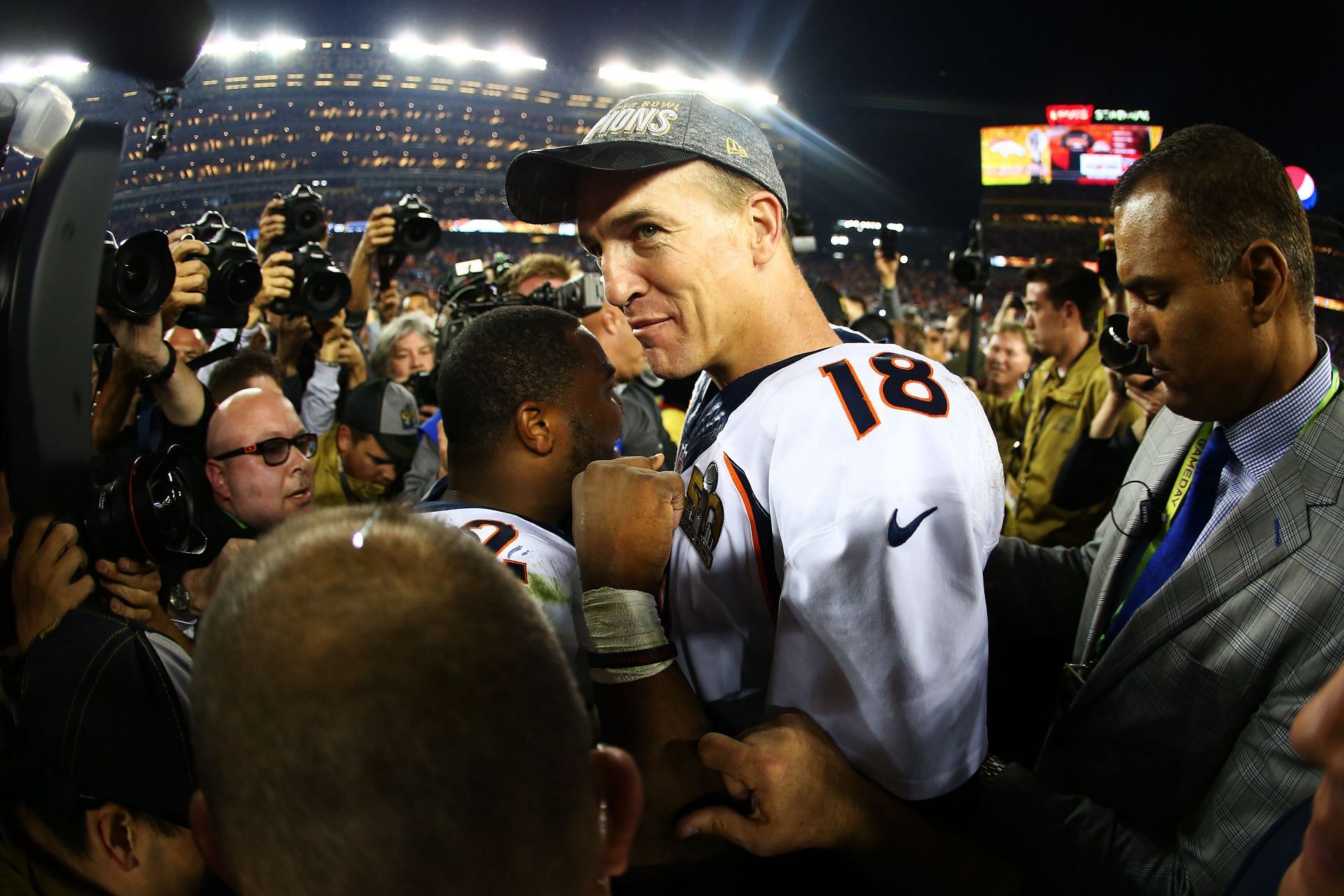 Peyton Manning as a member of the Denver Broncos