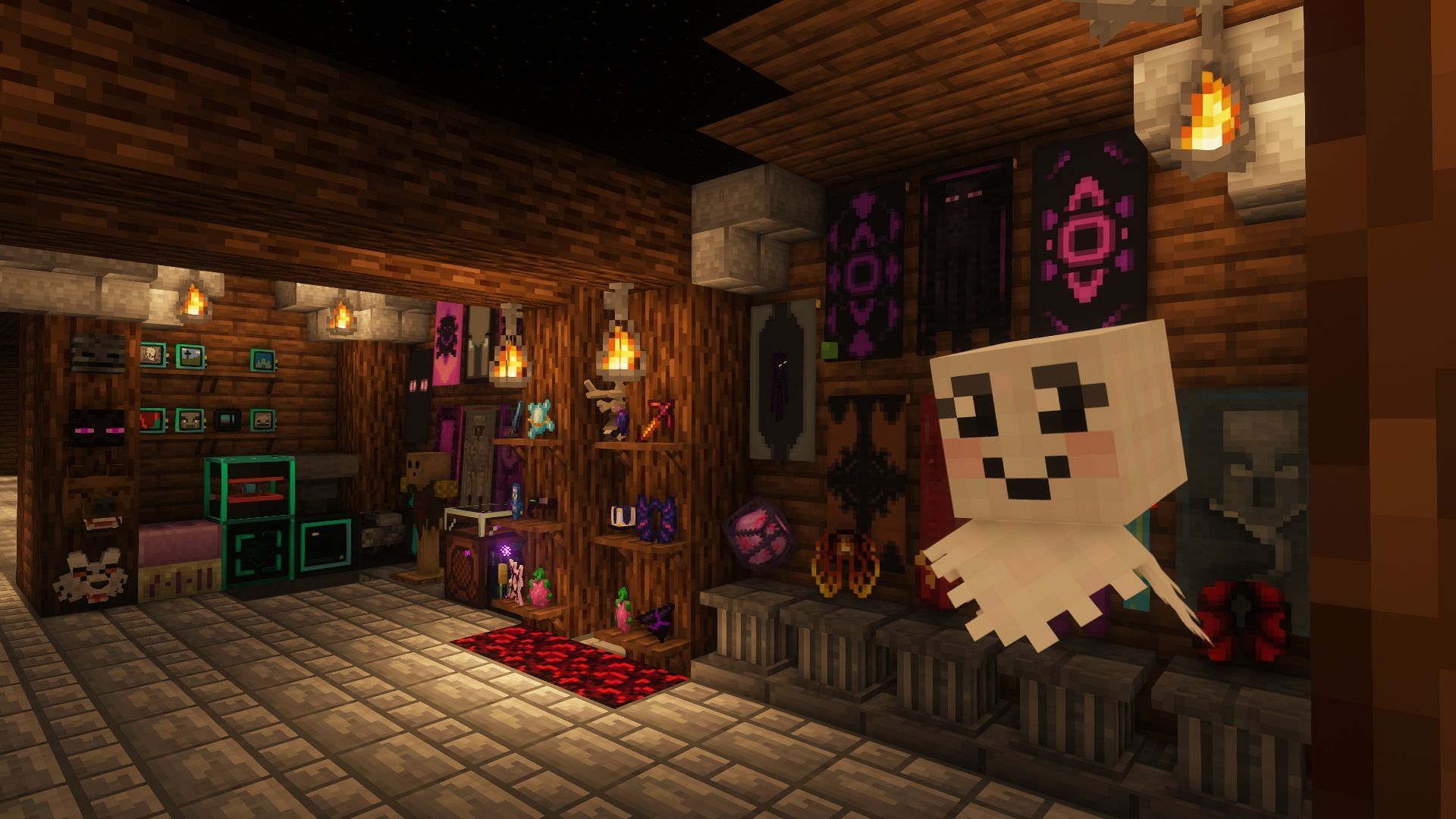 A room full of mystical items introduced in Dreamcraft (Image via Kasax007/CurseForge)