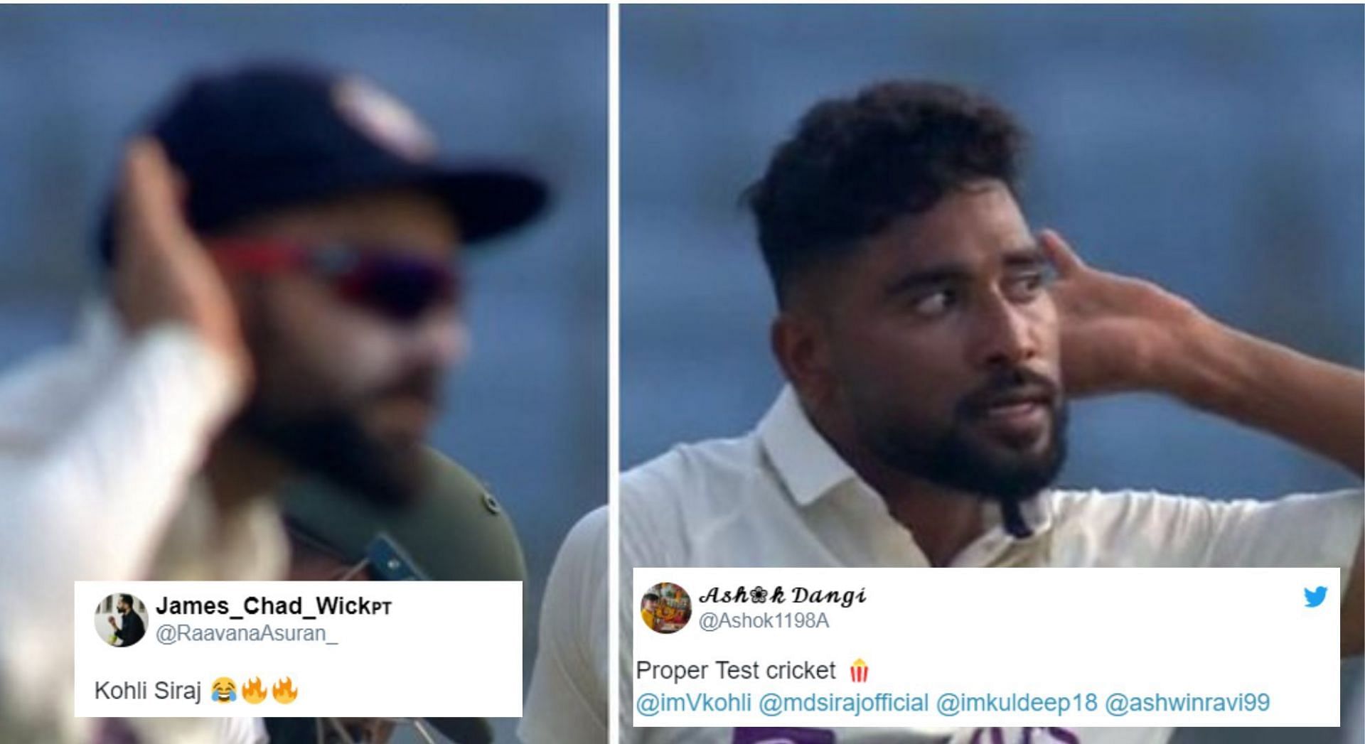 "Proper Test Cricket" - Twitterati React As Mohammed Siraj And Virat ...