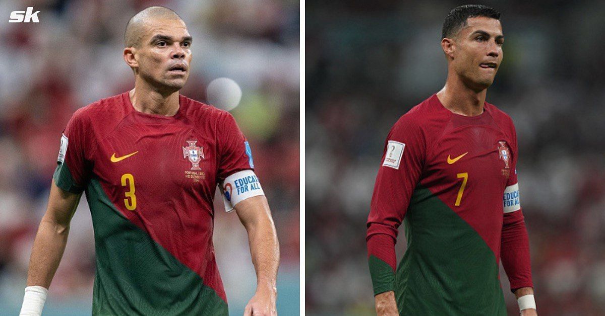 In picture: Pepe (Left) | Cristiano Ronaldo (Right)