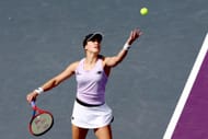 Eugenie Bouchard at WTA Guadalajara Open Akron 2022.
