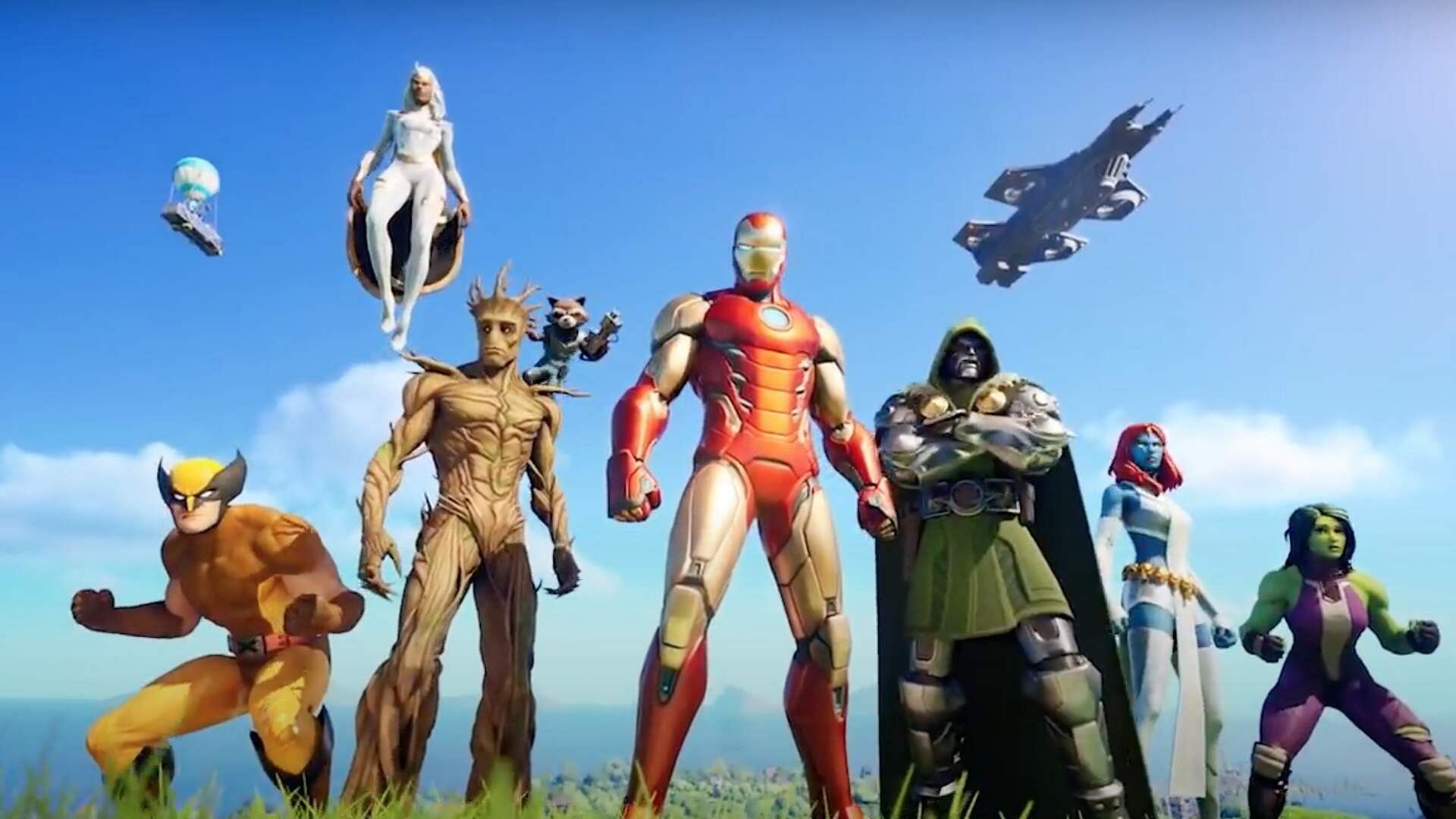Many popular Marvel characters have come to Fortnite Battle Royale (Image via Epic Games)