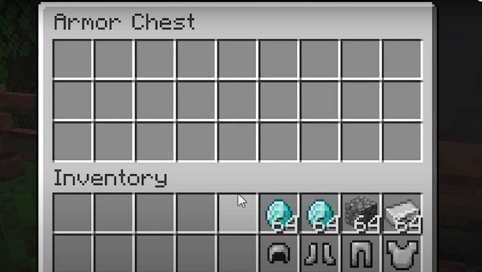 Naming your chests in Minecraft is an incredibly useful means of sorting items (Image via Skip the Tutorial/YouTube)