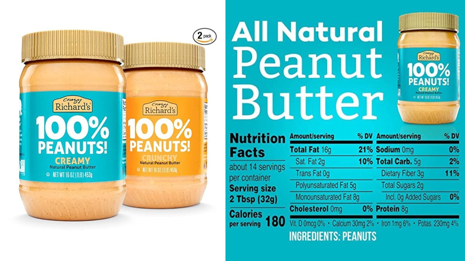 5 Best Natural Peanut Butter For Health Enthusiasts