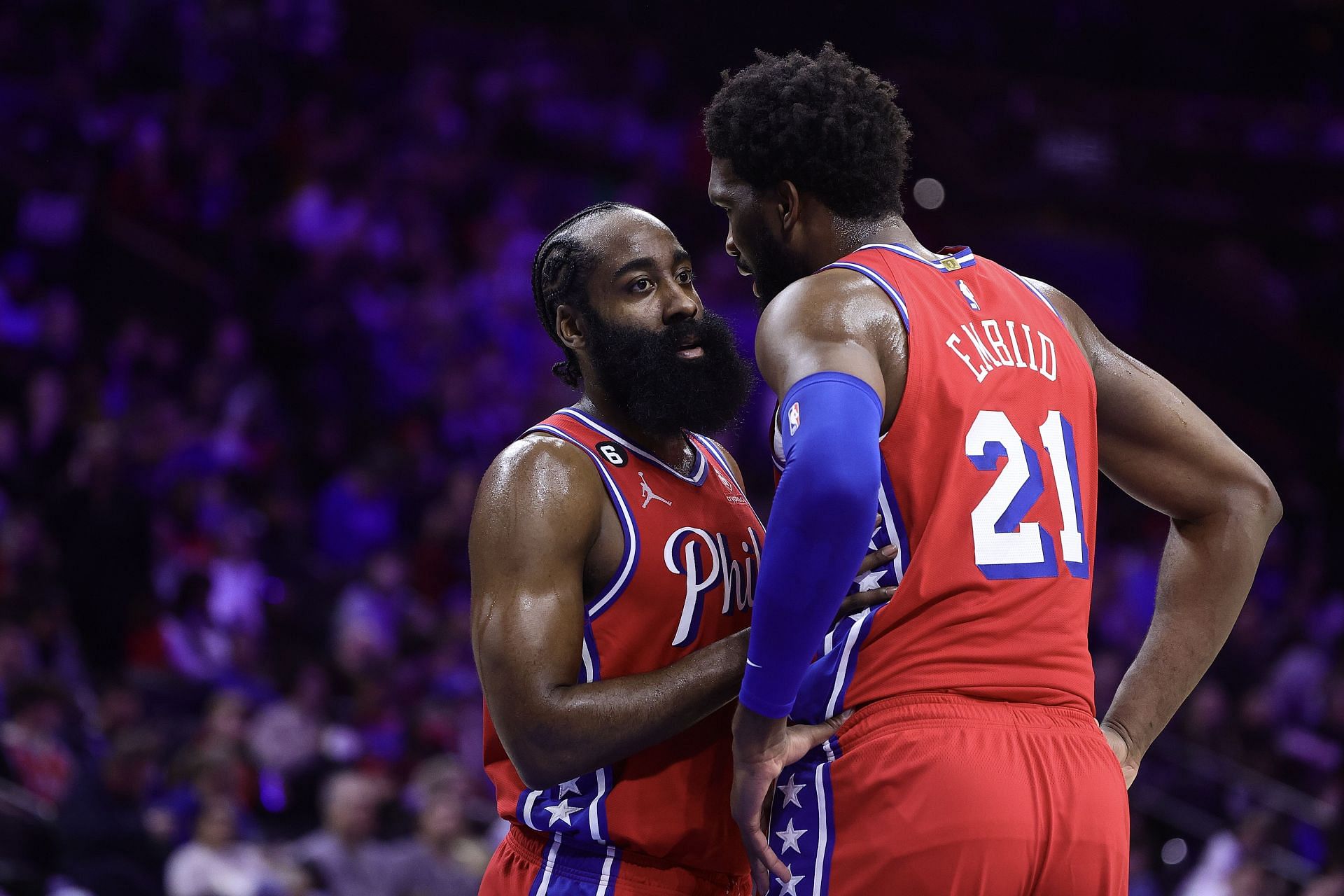 Harden and Embiid have been playing incredibly well (Image via Getty Images)
