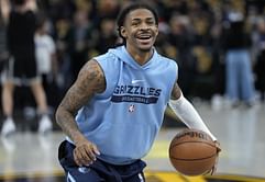 Fans go insane as Ja Morant snatched ankles of his trainer in a video: “Bros trainer is kyrie harden”, “Look at Steph Curry’s son man”