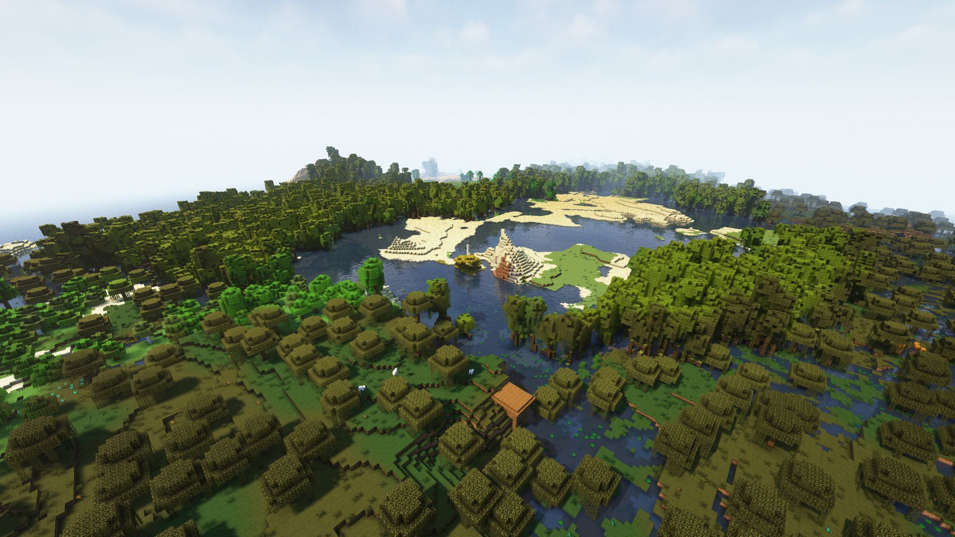 Swamp biome (Image via Mojang)