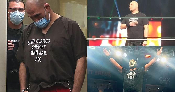 Watch: Former WWE star Cain Velasquez gets a standing ovation as he returns after release from jail