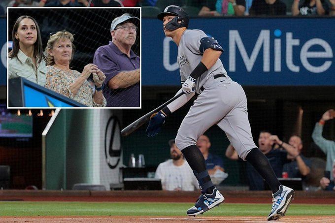 Aaron Judge's wife Samantha supports Yankees captain at presser