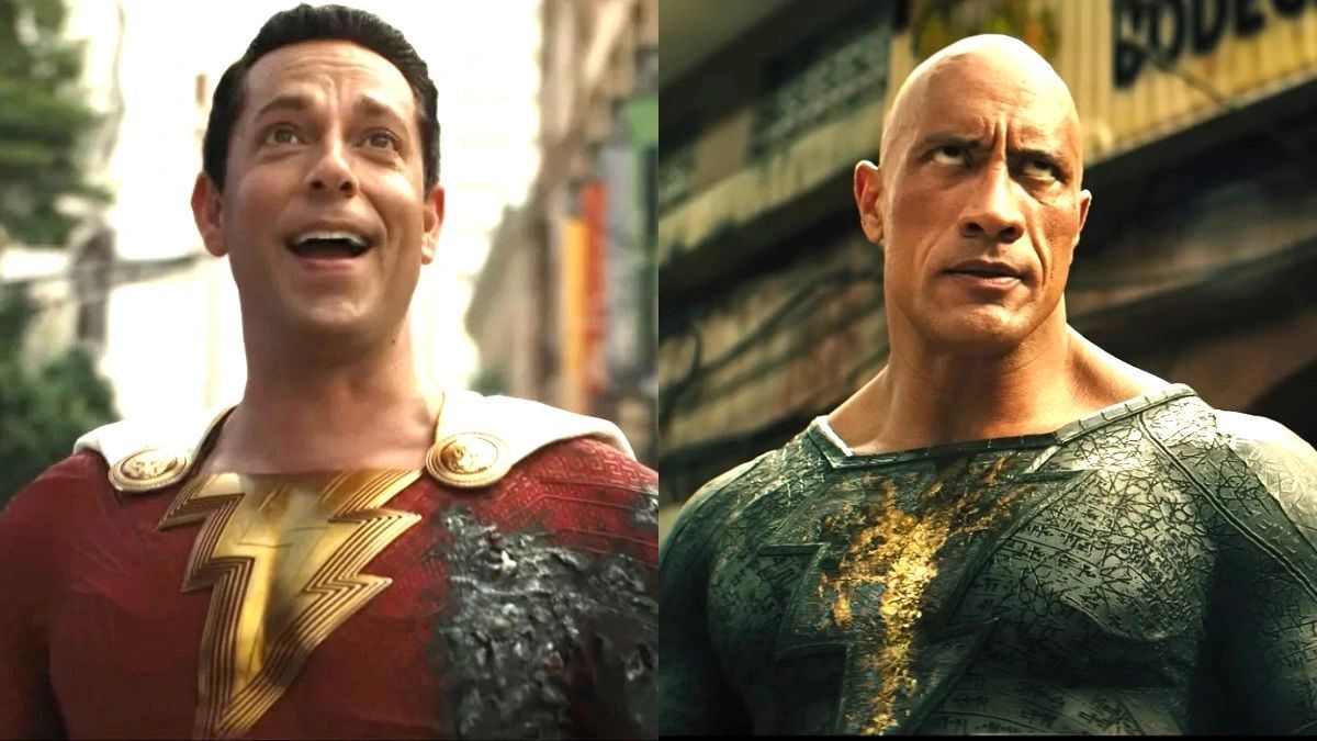 Shazam and Black Adam (Image via DC)