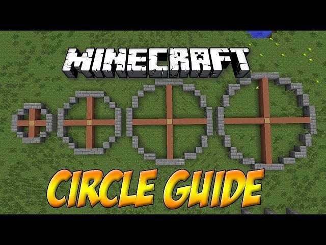 How to easily create circles in Minecraft