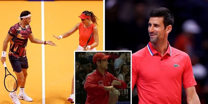 WATCH: Novak Djokovic, Paula Badosa and Grigor Dimitrov's fun antics leave Holger Rune's mother in splits at World Tennis League