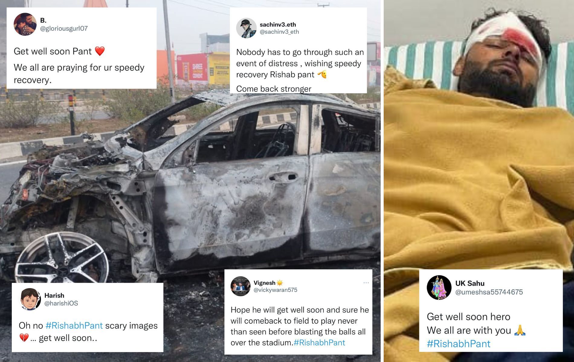 "What a sad news to wake up to" - Twitterati react as Rishabh Pant meets with a major car accident