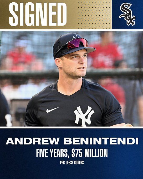 Andrew Benintendi #23 Chicago White Sox 2023 Season AOP Baseball Shirt  Fanmade