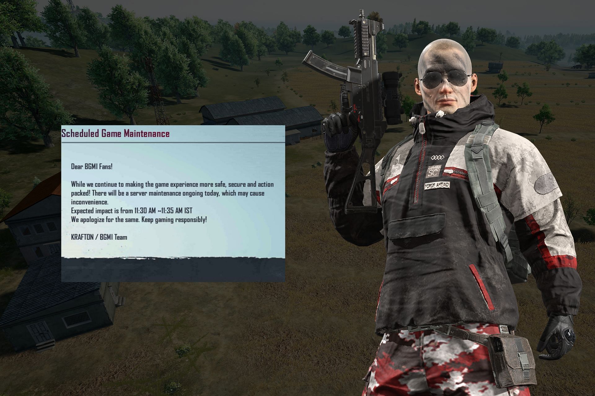 BGMI gets new server maintenance and minor update (Image via Sportskeeda)