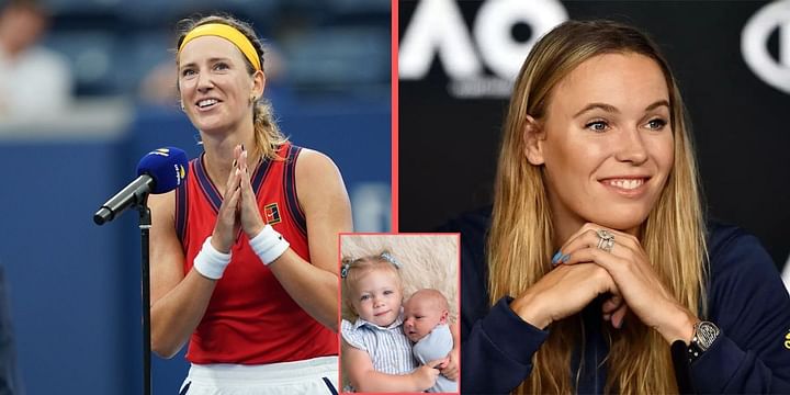 Victoria Azarenka reacts to adorable pictures of Caroline Wozniacki's kids