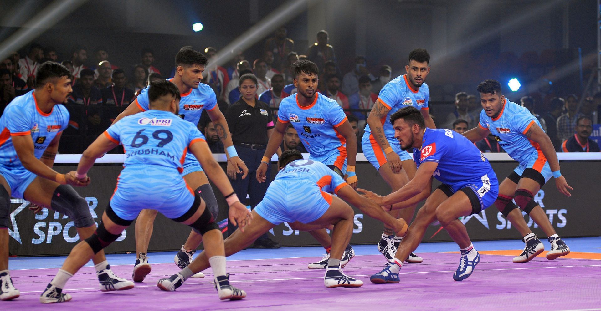 Bengal Warriors failed to qualify for the Pro Kabaddi 2022 playoffs (Image: PKL)