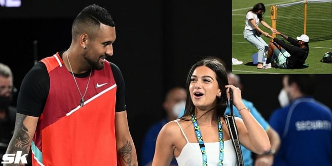 Nick Kyrgios' girlfriend reacts to suggestion that she be given Coach of the Year award