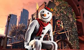 How can GTA Online players get new Snowman outfit in Festive Surprise update?
