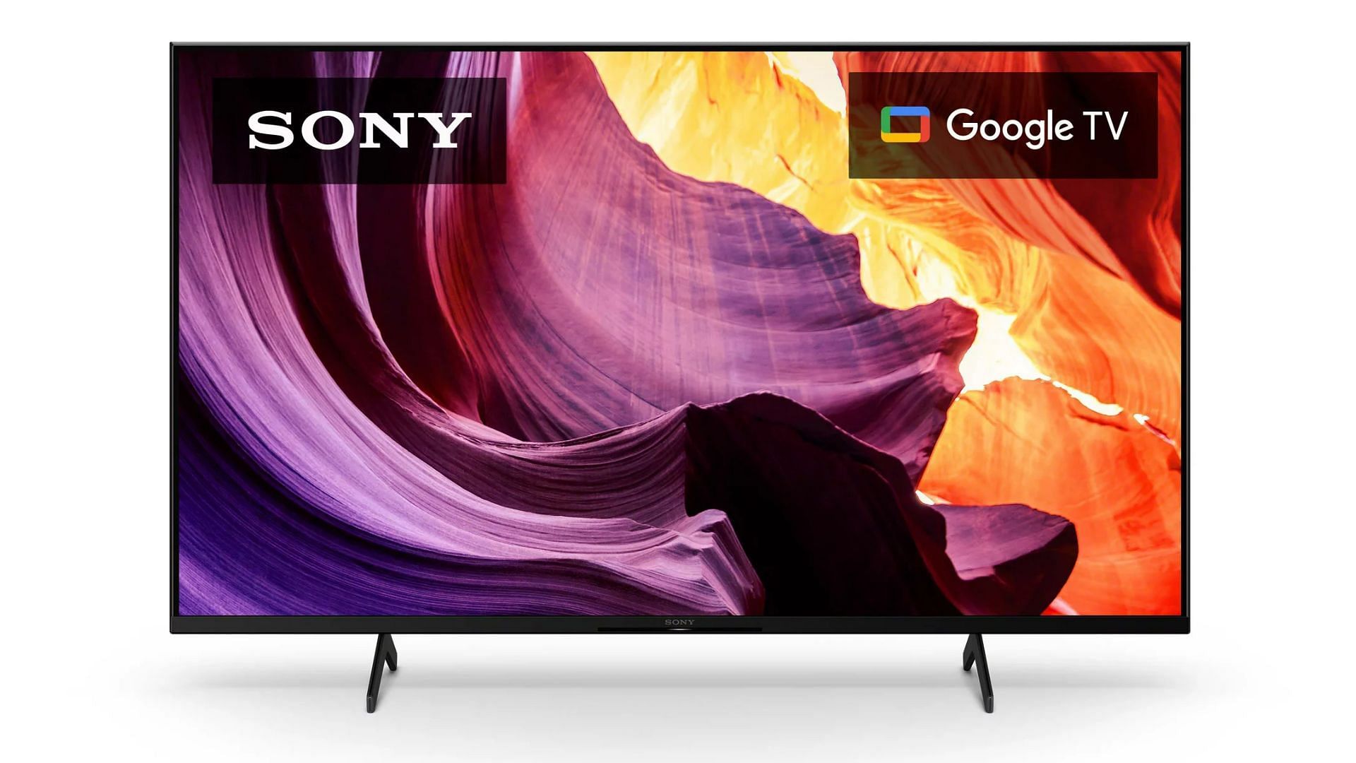 The Sony 50&quot; Class X80K 4K Ultra LED with Google smart TV (Image via Walmart)