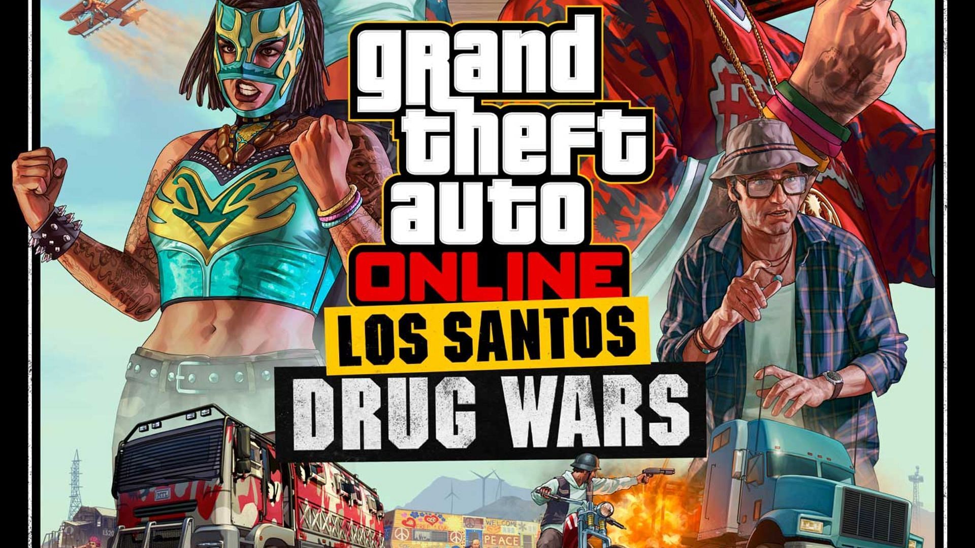 Poster of GTA Online Winter DLC Drug Wars