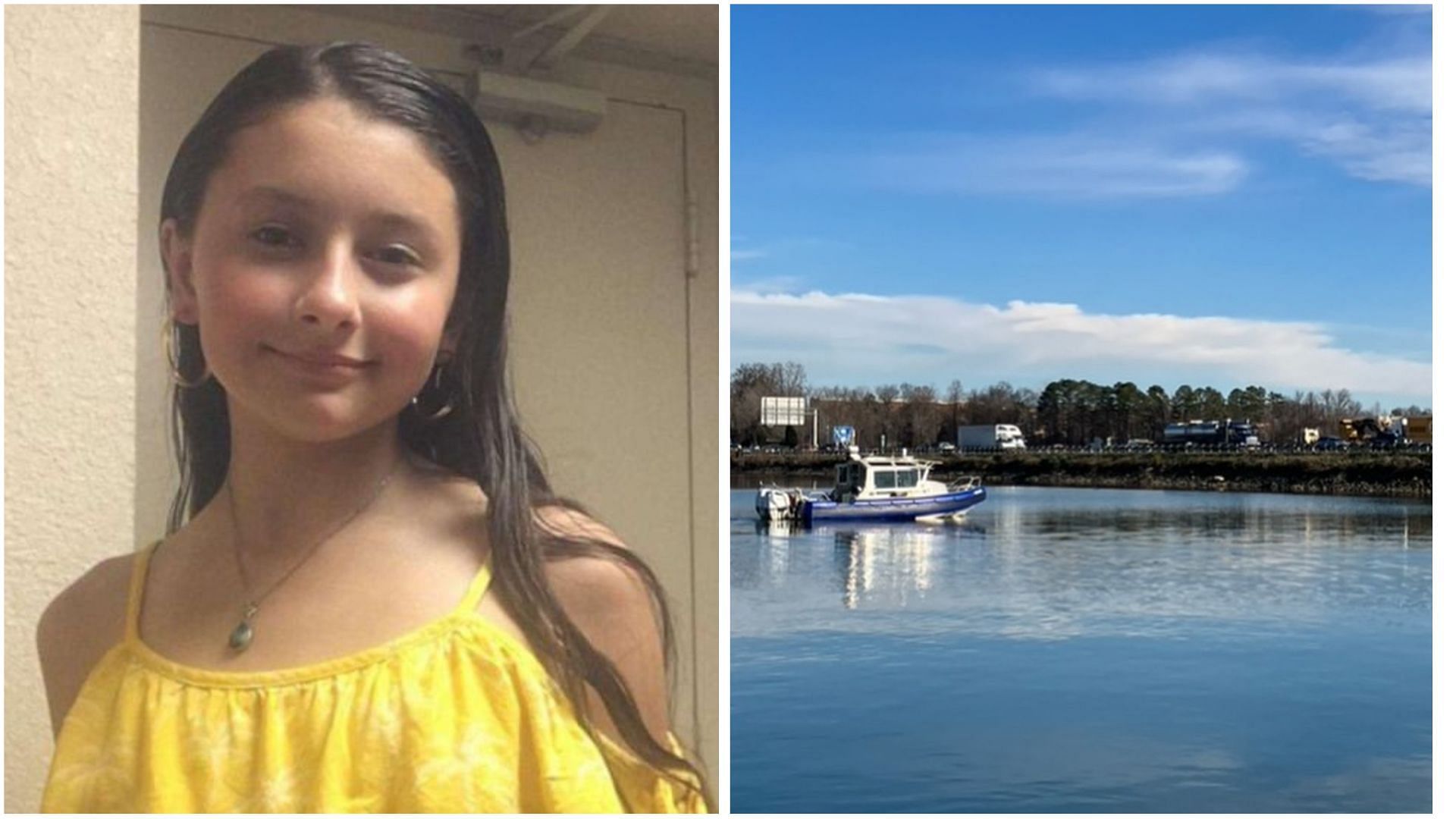 Cornelius Police Department has extended their search for 11-year-old Madalina Cojocari to a nearby lake (Images via FBI/Cornelius PD)