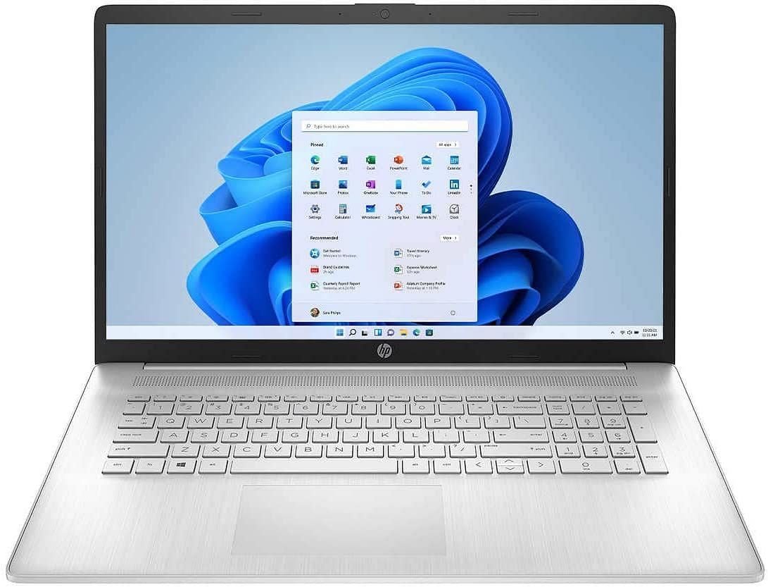 The HP 17.3&quot; HD+ budget laptop (Image via Amazon)