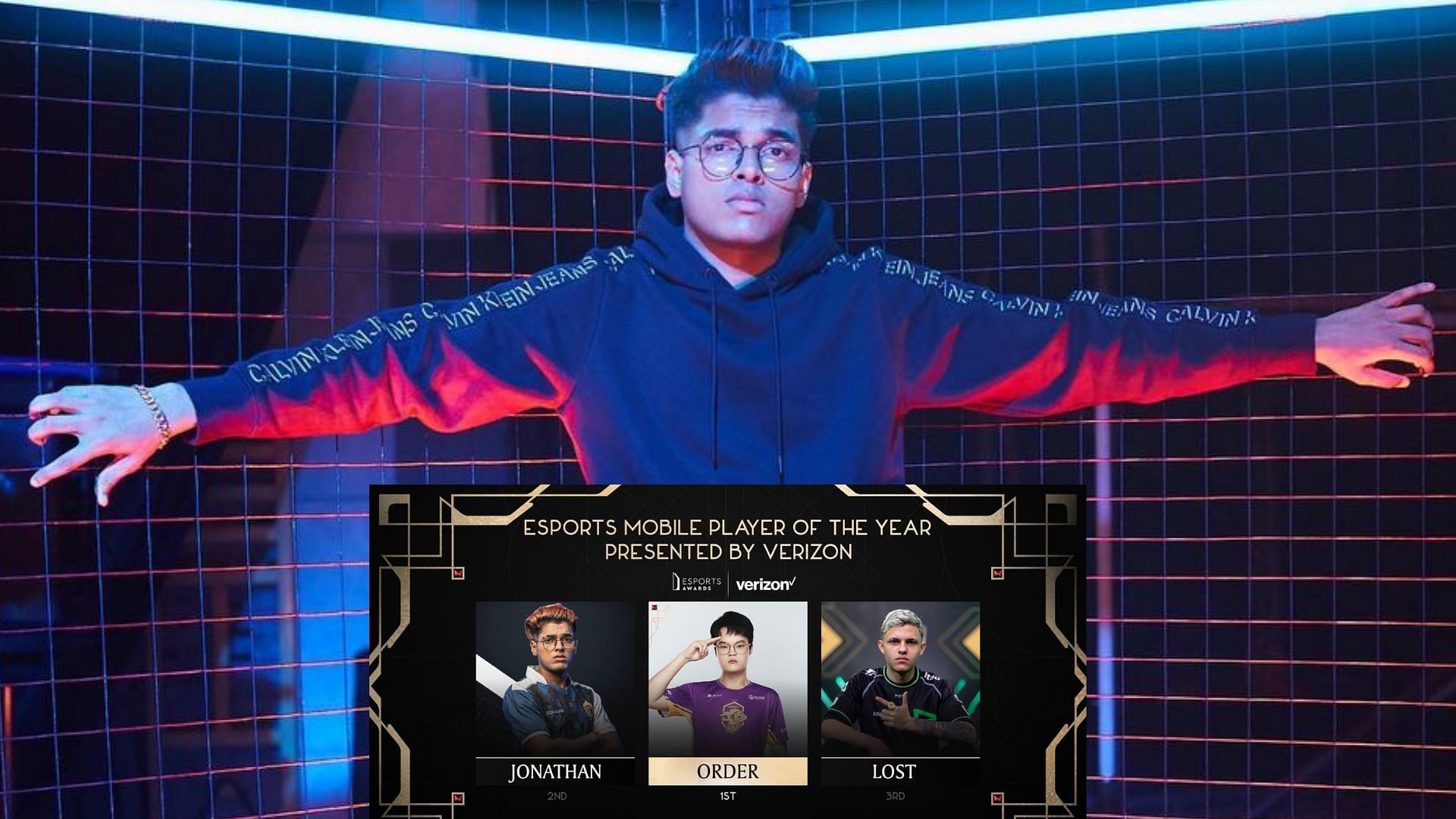 BGMI pro Jonathan finishes second in Esports Mobile Player of the Year