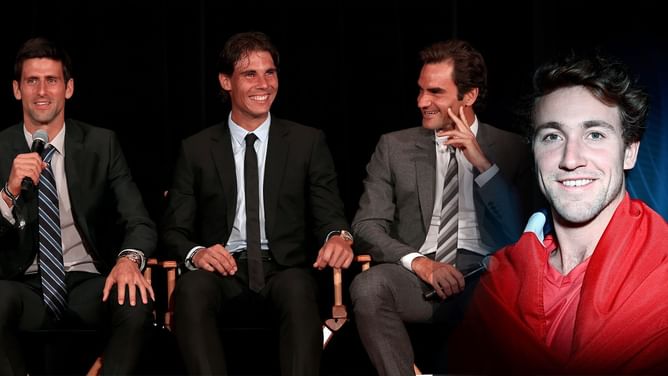 "Tough to believe sometimes" - Casper Ruud on playing alongside Nadal, Federer, and Djokovic