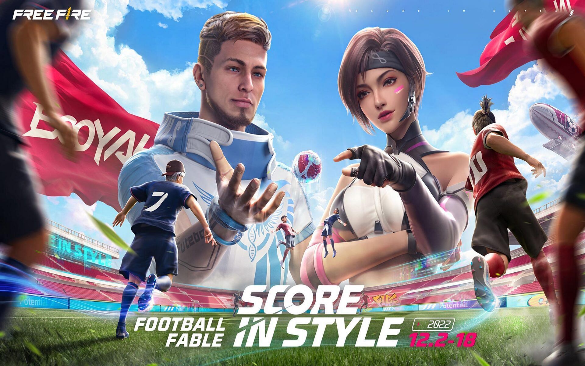 Publishers confirm Football Fable campaign in Free Fire (Image via Garena)