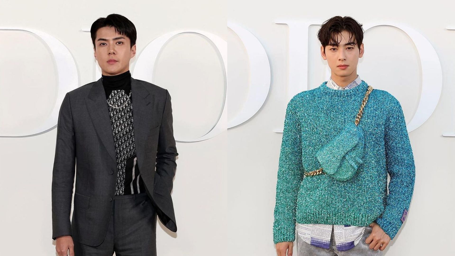 Sehun so kè nhan sắc với Cha Eun Woo và Park Solomon tại sự kiện của Dior  tiếc là diện đồ dìm dáng