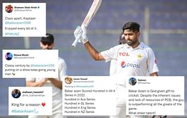"Feeling sorry for haters" - Fans erupt as Pakistan's Babar Azam slams fantastic ton, shatters multiple records in Test series opener vs NZ