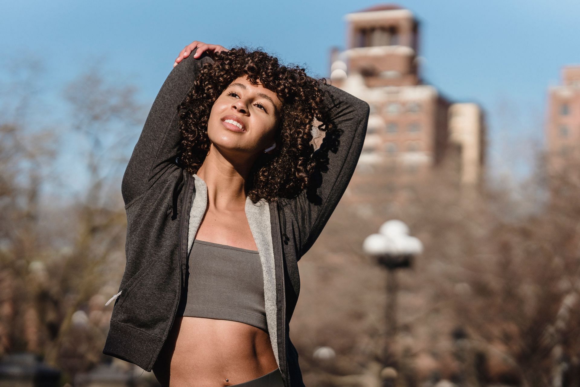 helps to strengthen and improve the posture (Photo by Blue Bird on Pexels)