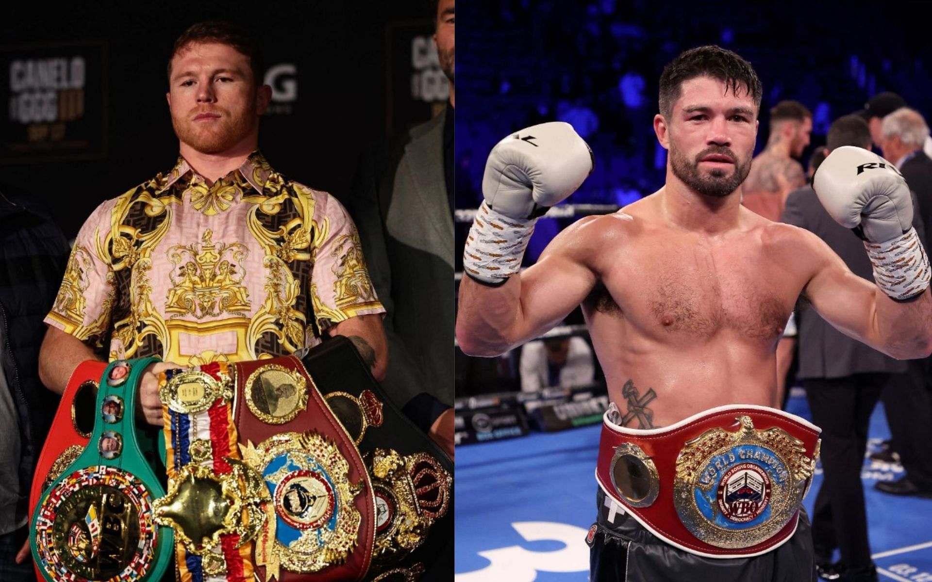 Canelo Alvarez (Left) and John Ryder (Right) (Image Credits: Getty Images)