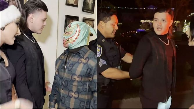 क्रिसमस के मौके पर बाप ने अपने ही बेटे को कराया गिरफ्तार, WWE ने शेयर की चौंकाने वाली वीडियो