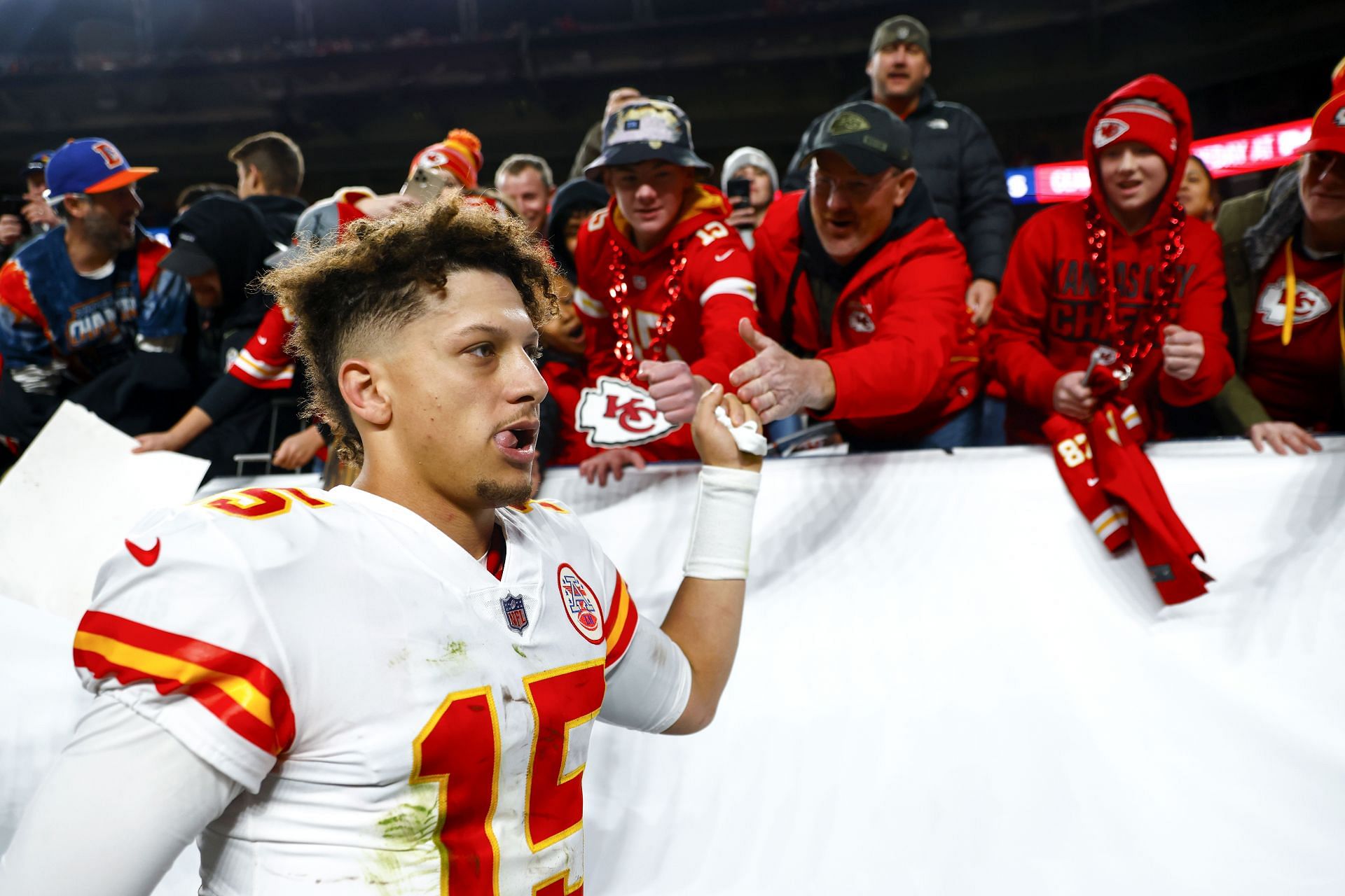 Patrick Mahomes at Kansas City Chiefs v Denver Broncos