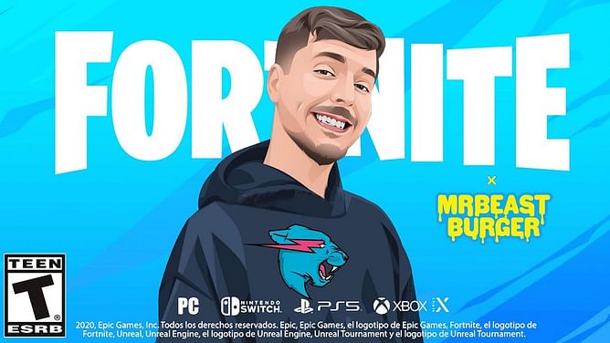 Fortnite: MrBeast and his burger franchise likely coming to the game