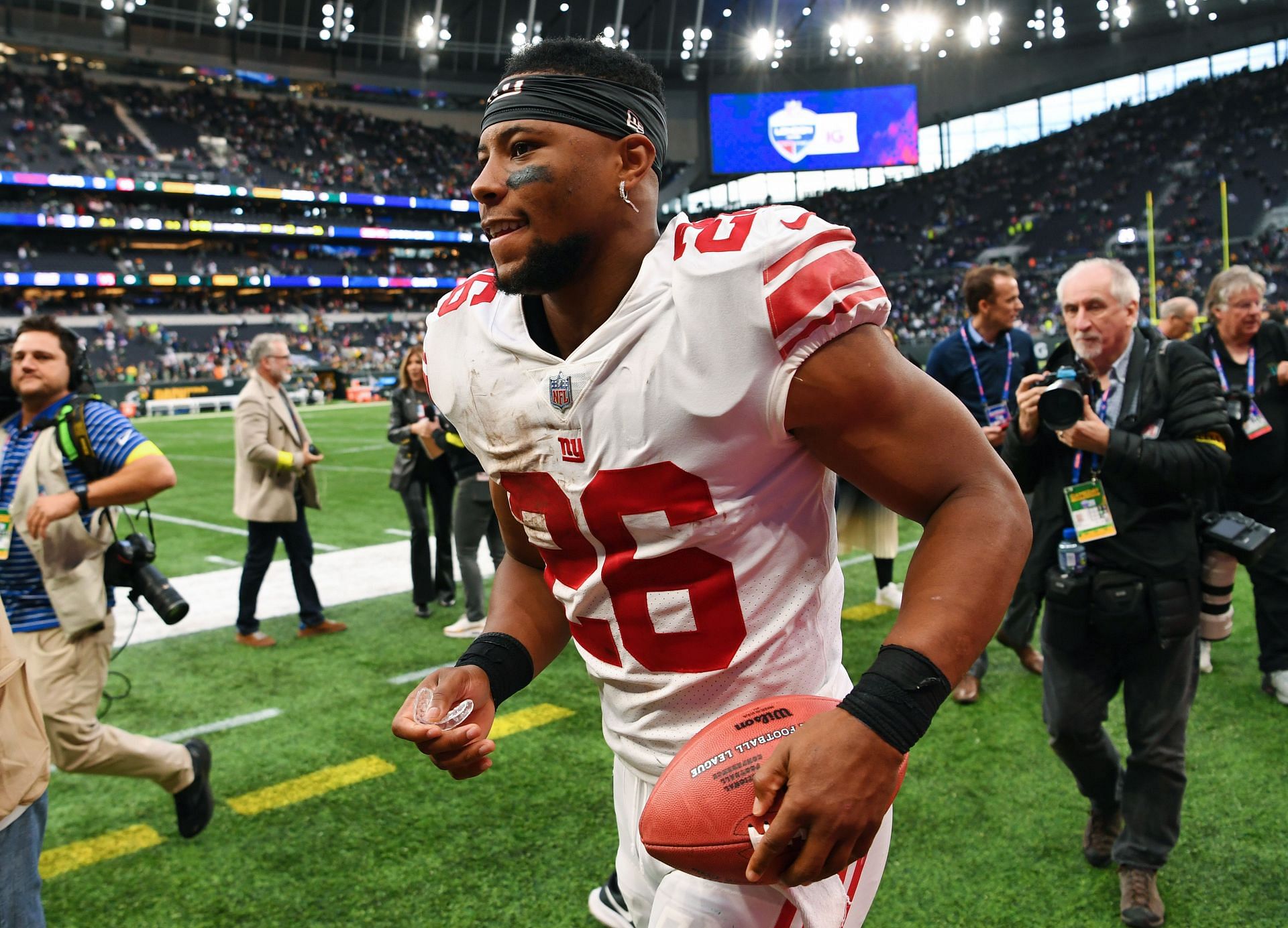 Saquon Barkley injury update: Giants RB 'a stretch' to play in Week 3 on  TNF vs. 49ers - DraftKings Network